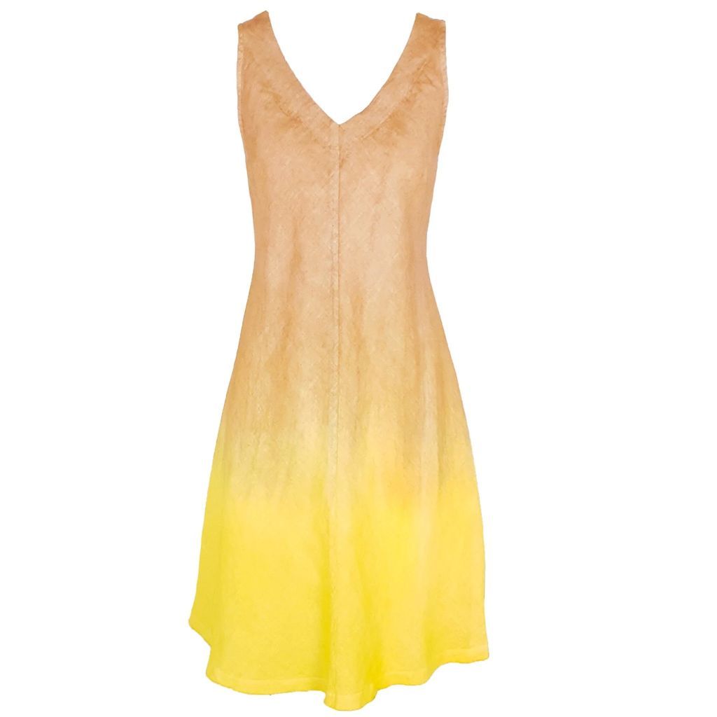 Haris Cotton - Melpomene Flared Dress - Gold Beige