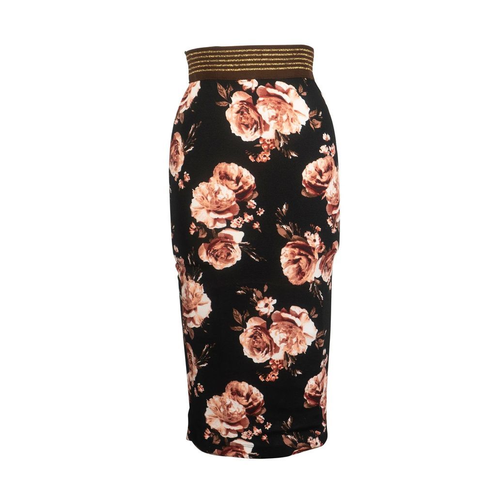 Jennafer Grace - Antique Rose Pencil Skirt
