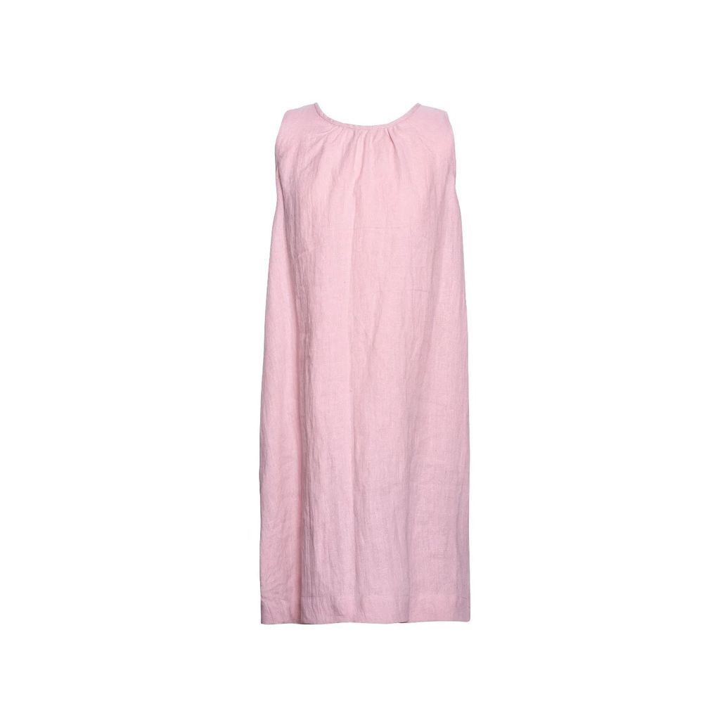 be-with - Soft Linen Dress For Hugs - Pink
