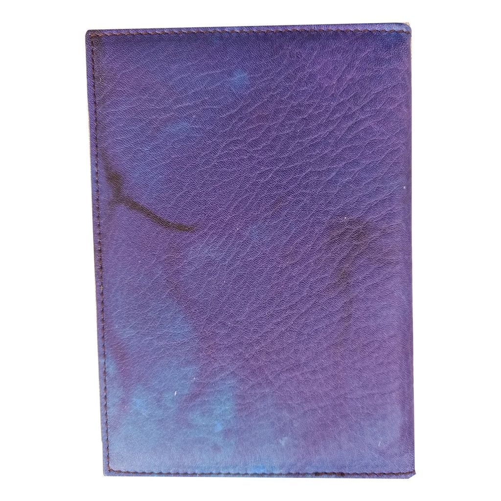 ABStudio Abramovich Patricia - Deep Blue & Pink Leather Passport Cover
