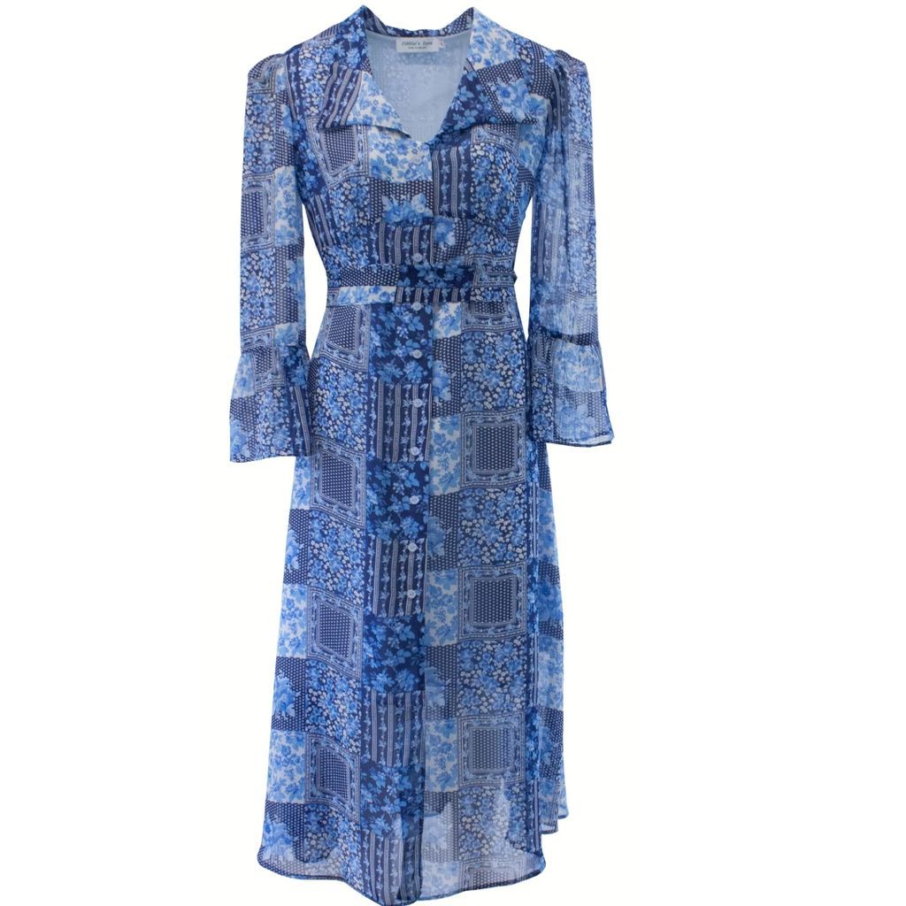 Cobbler's Lane - Cassablanca Midi Dress In Blue