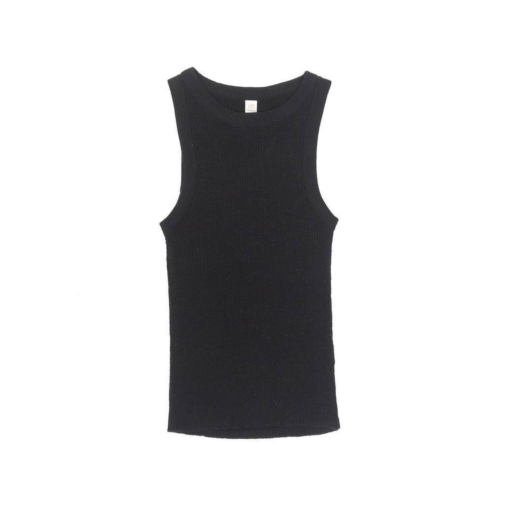 1 People - Sao Paulo Racer Knitted Top In Licorice Black
