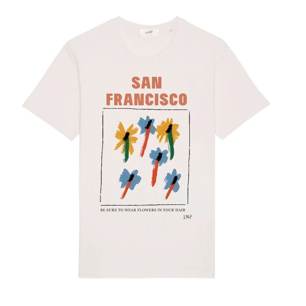 Fanclub - San Francisco Oversized retro slogan t-shirt
