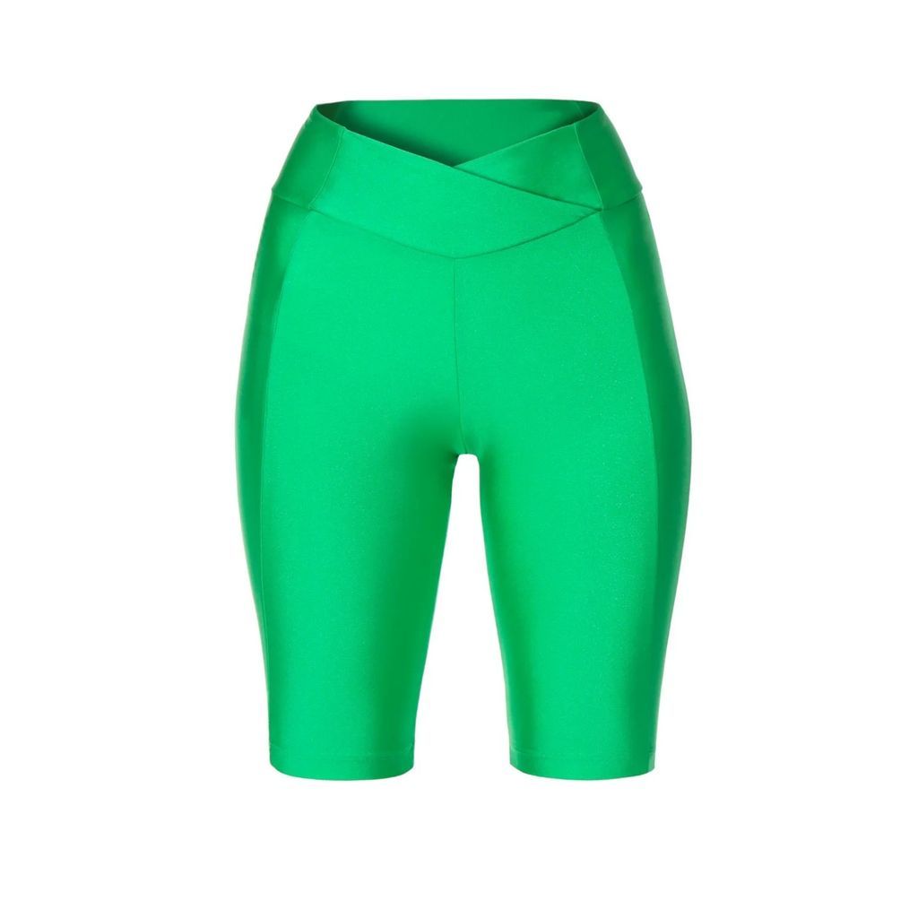 Aggi - Jess Brazil Green Biker Shorts