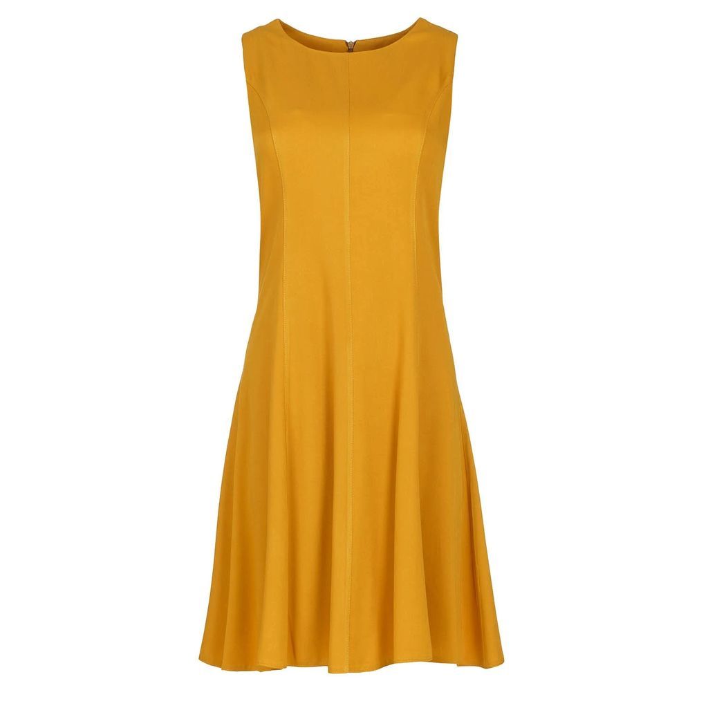 Conquista - Mustard Colour Cloche Dress
