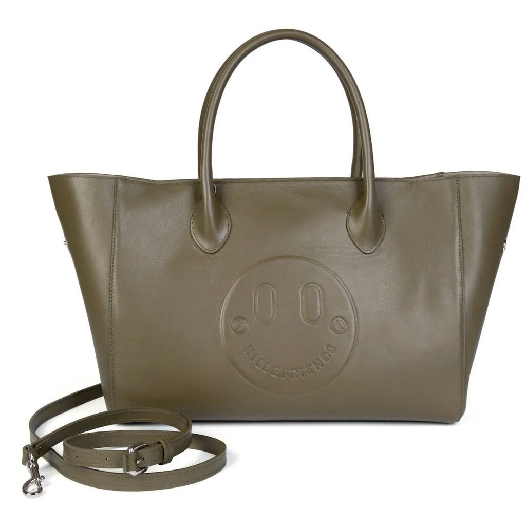 Hill and Friends - Happy Puffy Zip Top Shopper