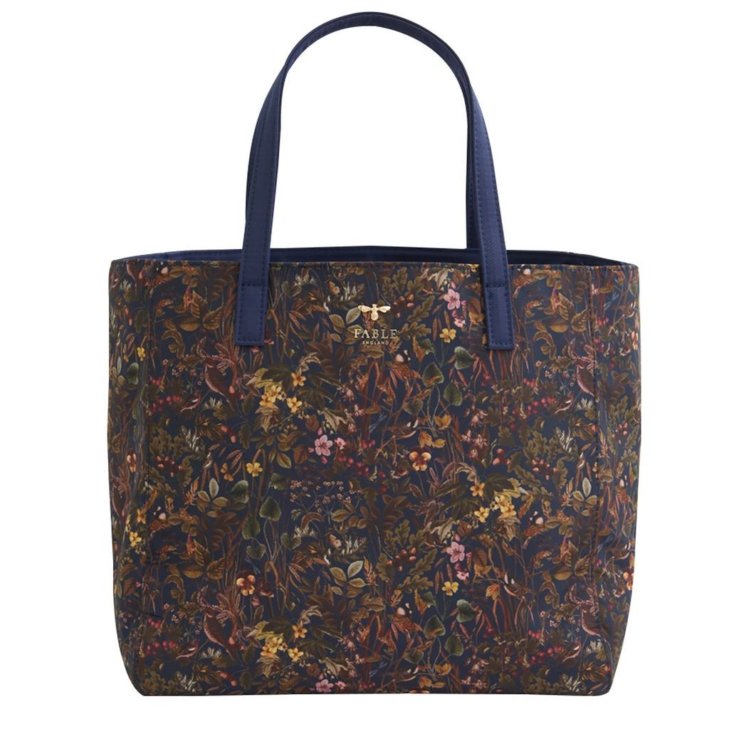 Fable England - Fable Navy Meadow Tote