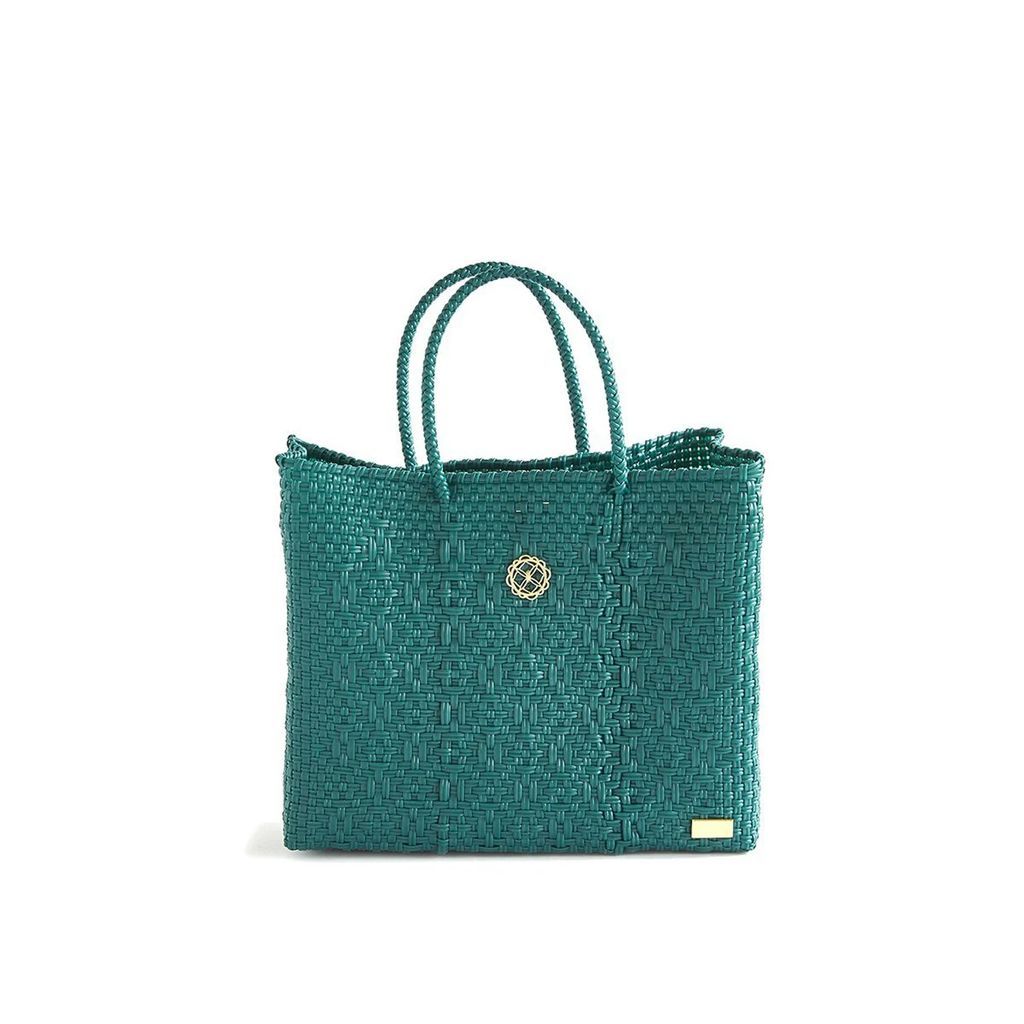 Lolas Bag - Small Turquoise Tote Bag