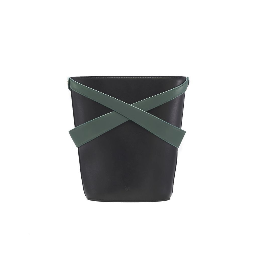 O.N.E - Cage Bucket Bag Black & Thyme