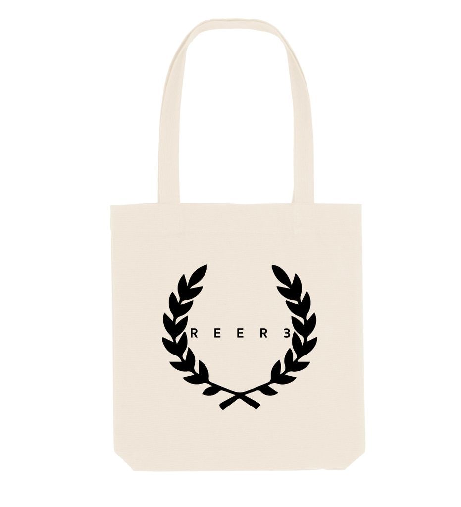 REER3 - Tote Bag, Natural, Print Black - Laurel