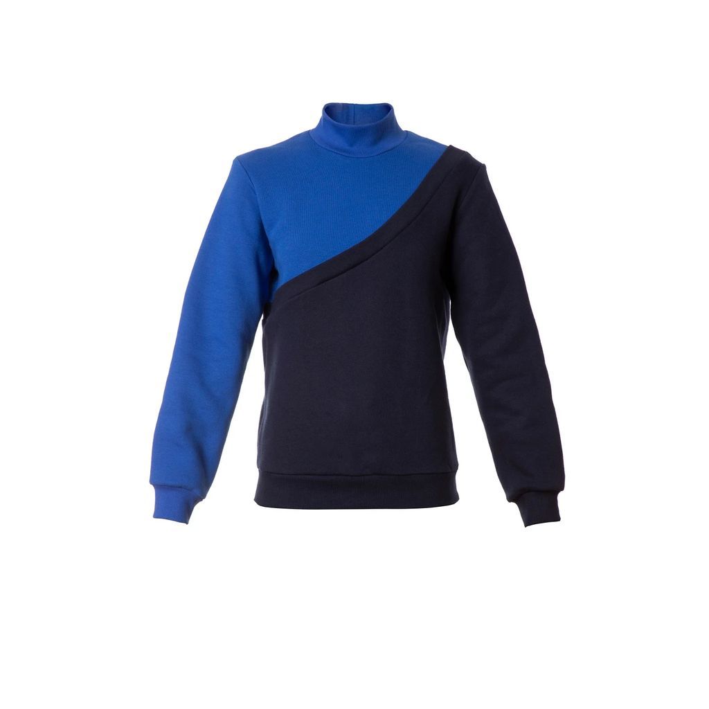 Talented - Diagonal Sweatshirt Blue