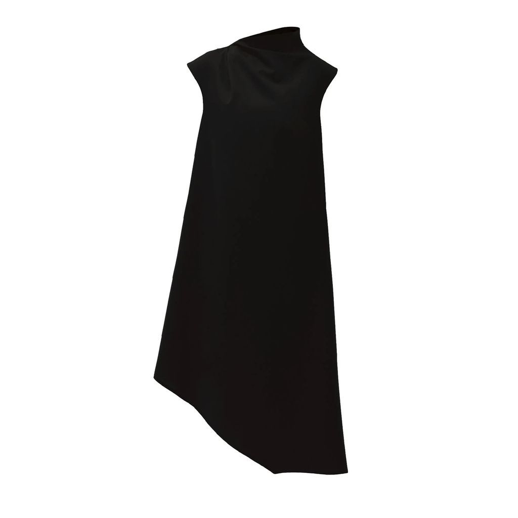 Z.G.EST - Mid Season Asymmetric Dress In Black