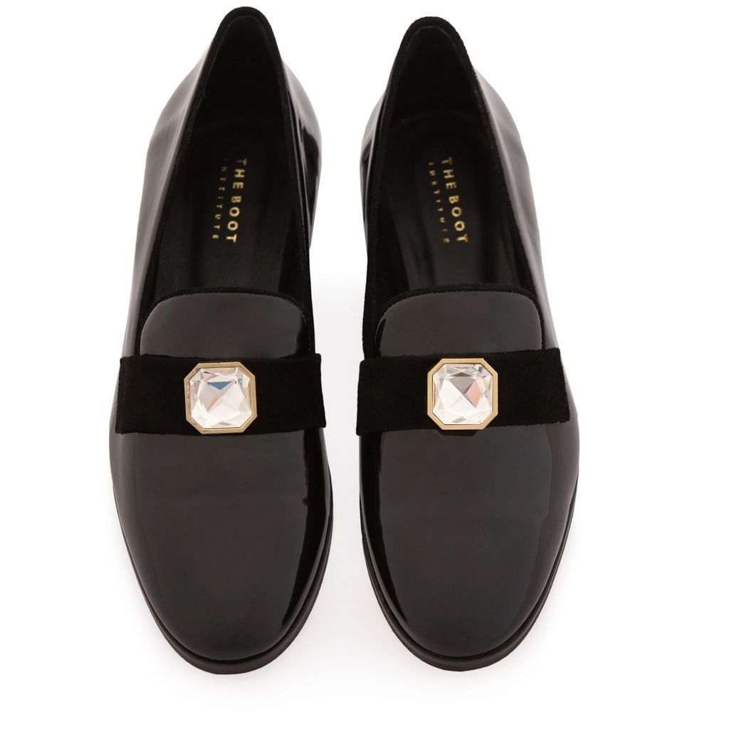THE BOOT INSTITUTE - Jaqueline Black Patent Leather Loafers