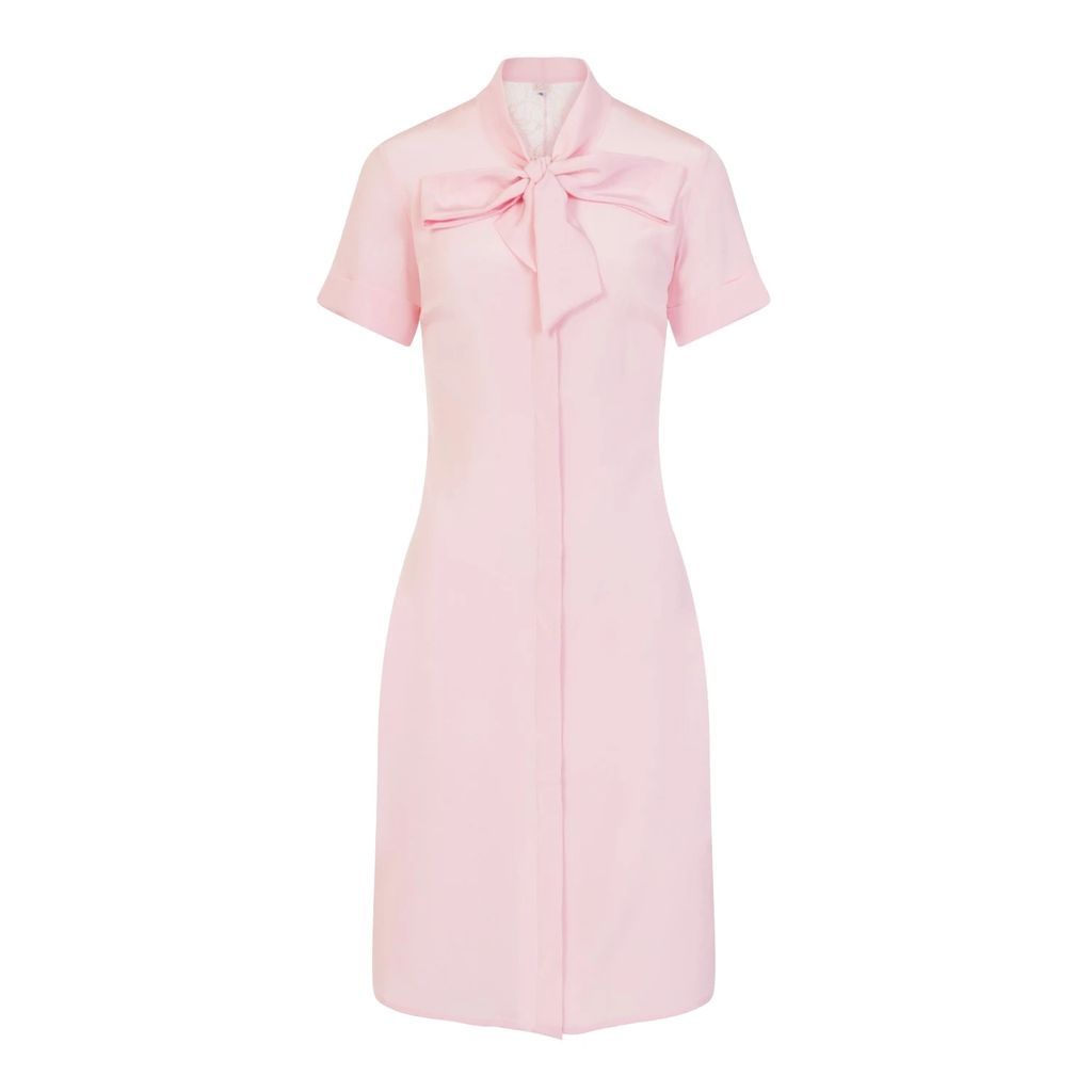 Sophie Cameron Davies - Pale Pink Silk Bow Dress