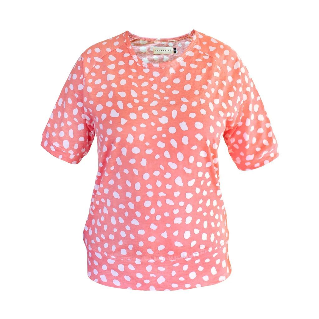 Brunna. Co - Arnoldi Organic Cotton Ragland Shirt, In Pink Peach Nectar