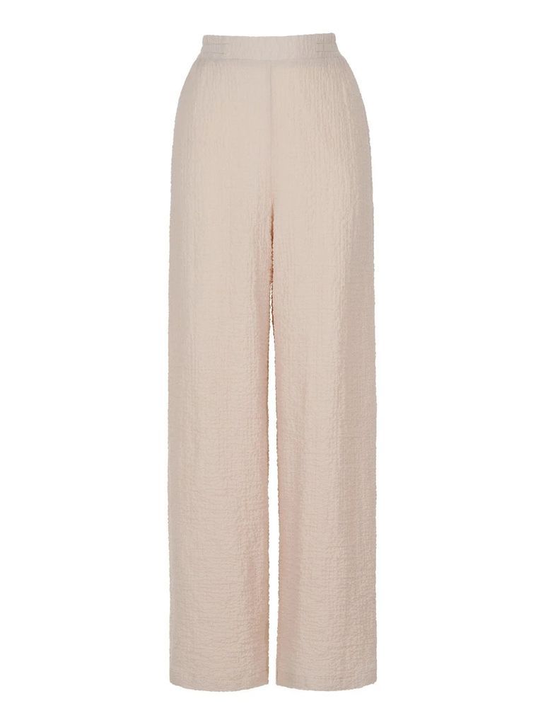 NOCTURNE - High-Waisted Wide-Leg Pants-Beige