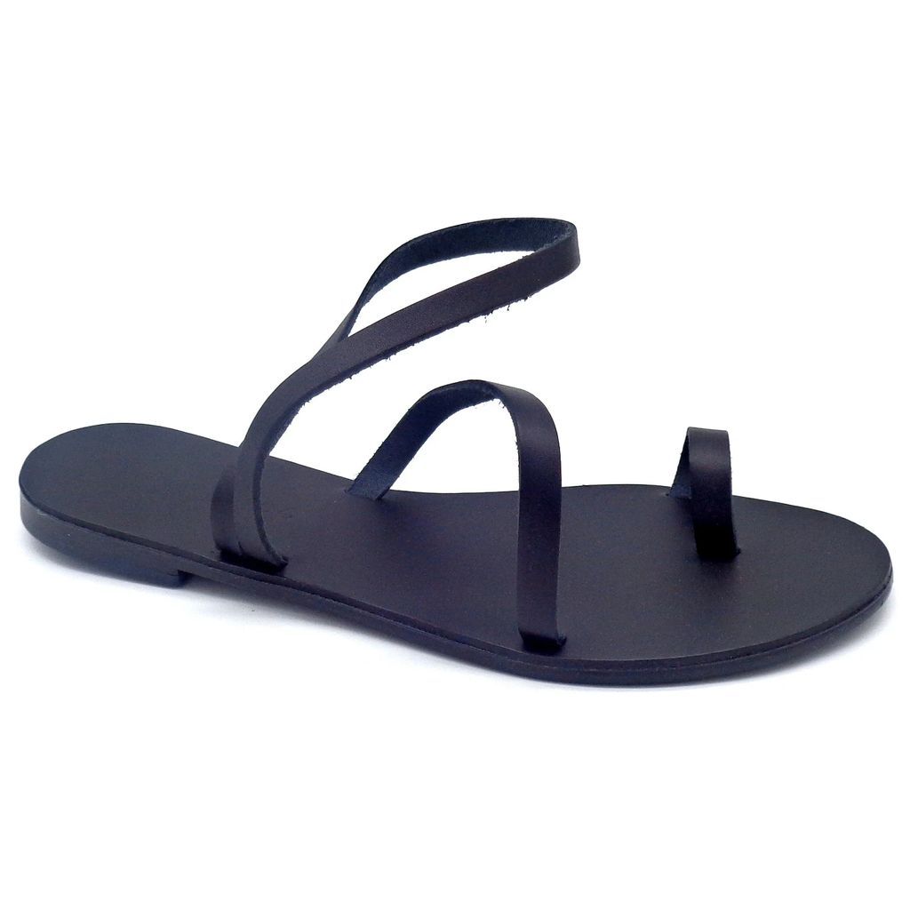 Ancientoo - Toe Ring Sandals Mania Black