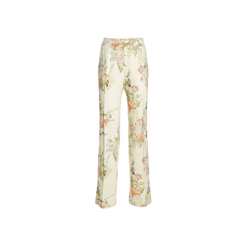 29THOCTOBER - Lauren - Floral Silk High Waisted Pants