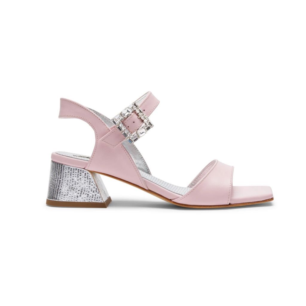Alexis Isabel - Brandi Pink Block Heel Sandal