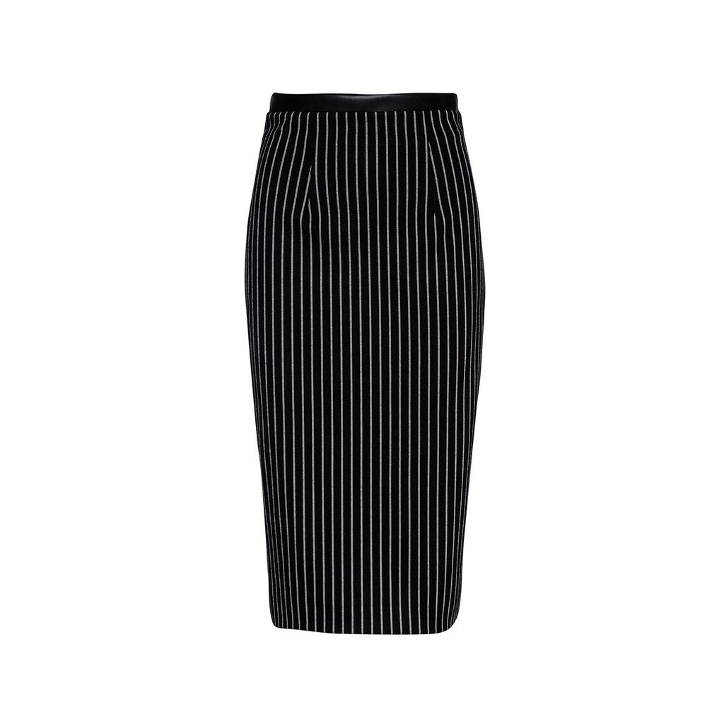 Conquista - Striped High Waist Pencil Skirt