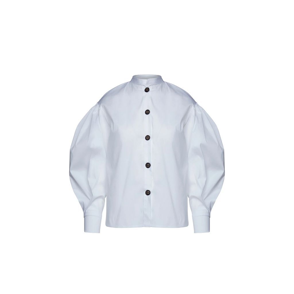 Conquista - White Shirt With Bishop Sleeves