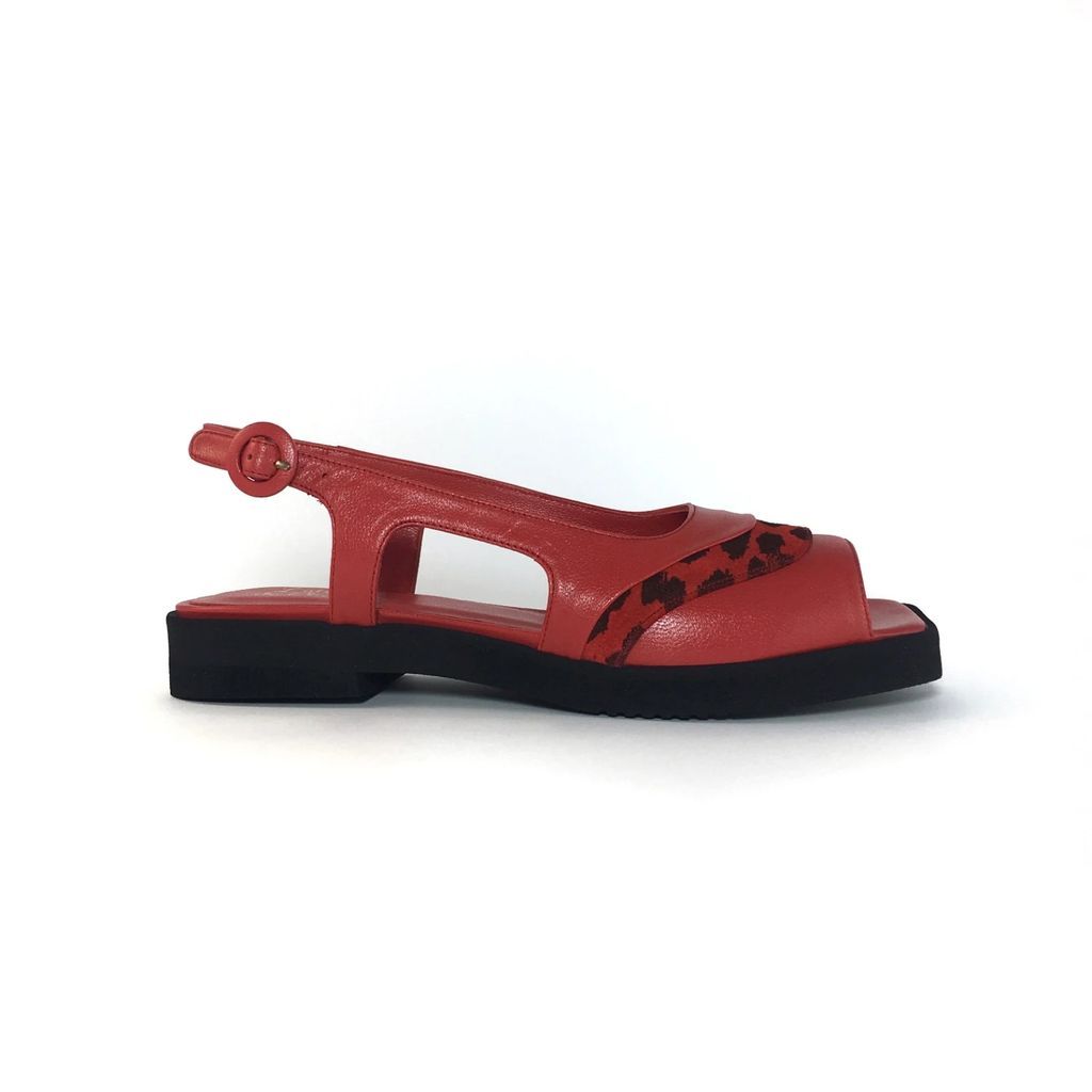Atelier de Charlotte - Lijadusis Red Black Sandals