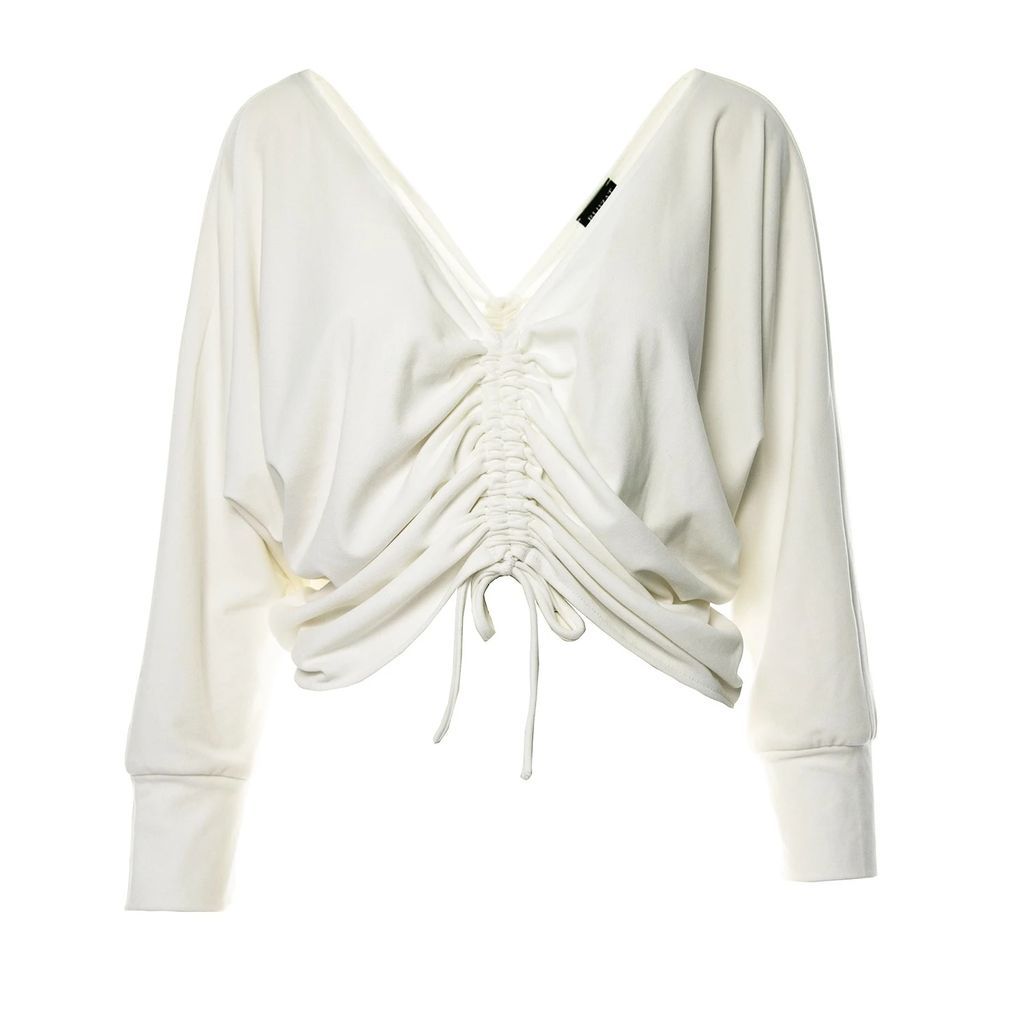 BLUZAT - Adjustable Blouse With Cords And Kimono Sleeves