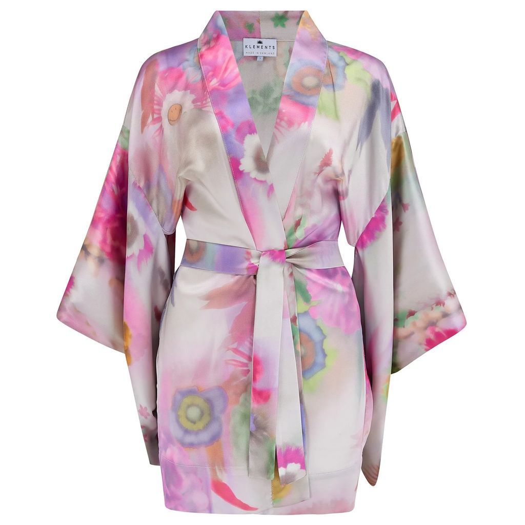 Klements - Kimono In Silk Woodstock Print