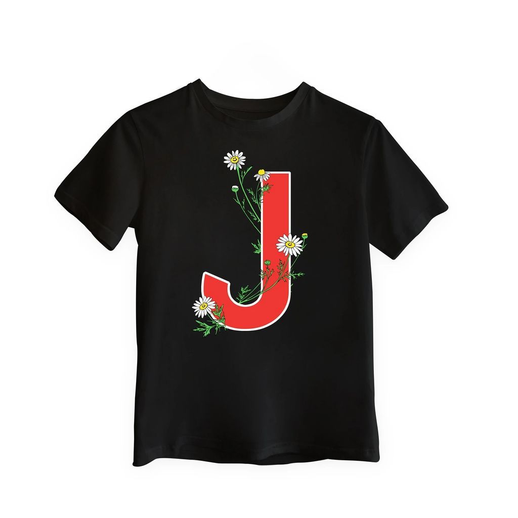 House of Alice - J T-Shirt - Red & Black