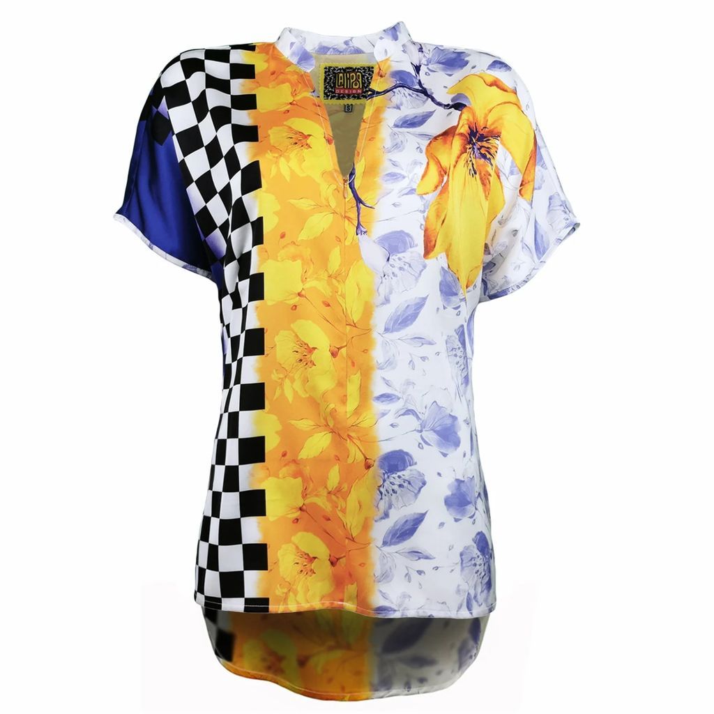 Lalipop Design - Colorful Digital Print Satin Shirt