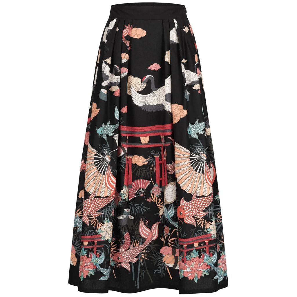 Marianna Déri - Maxi Skirt With Japanese Print