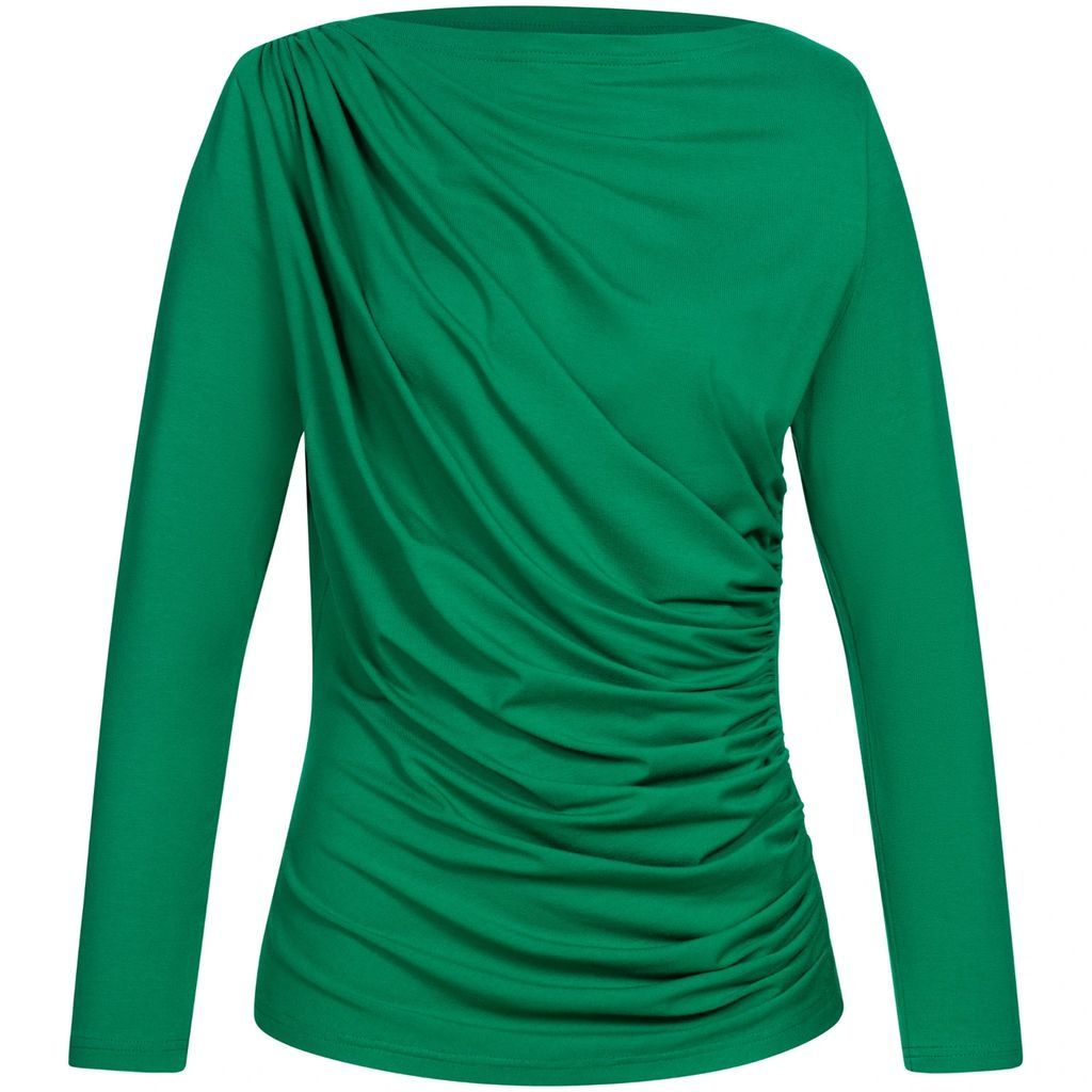 Marianna Déri - Draped Shirt - Green