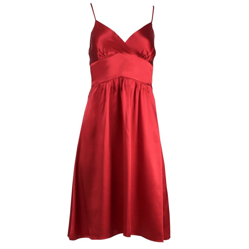 Roses Are Red - Selma Silk Dress Red