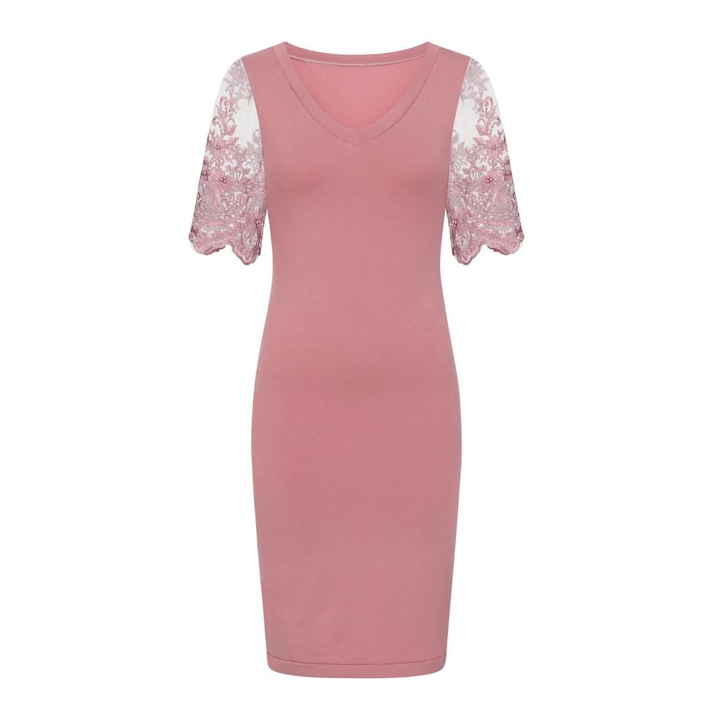 Sophie Cameron Davies - Dusky Pink Jersey Midi Dress