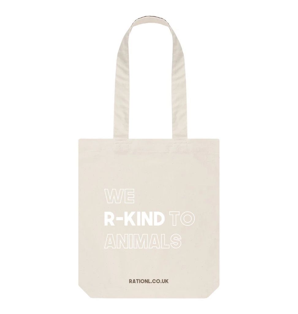 Ration.L - R-Kind Organic Tote Bag - Cream