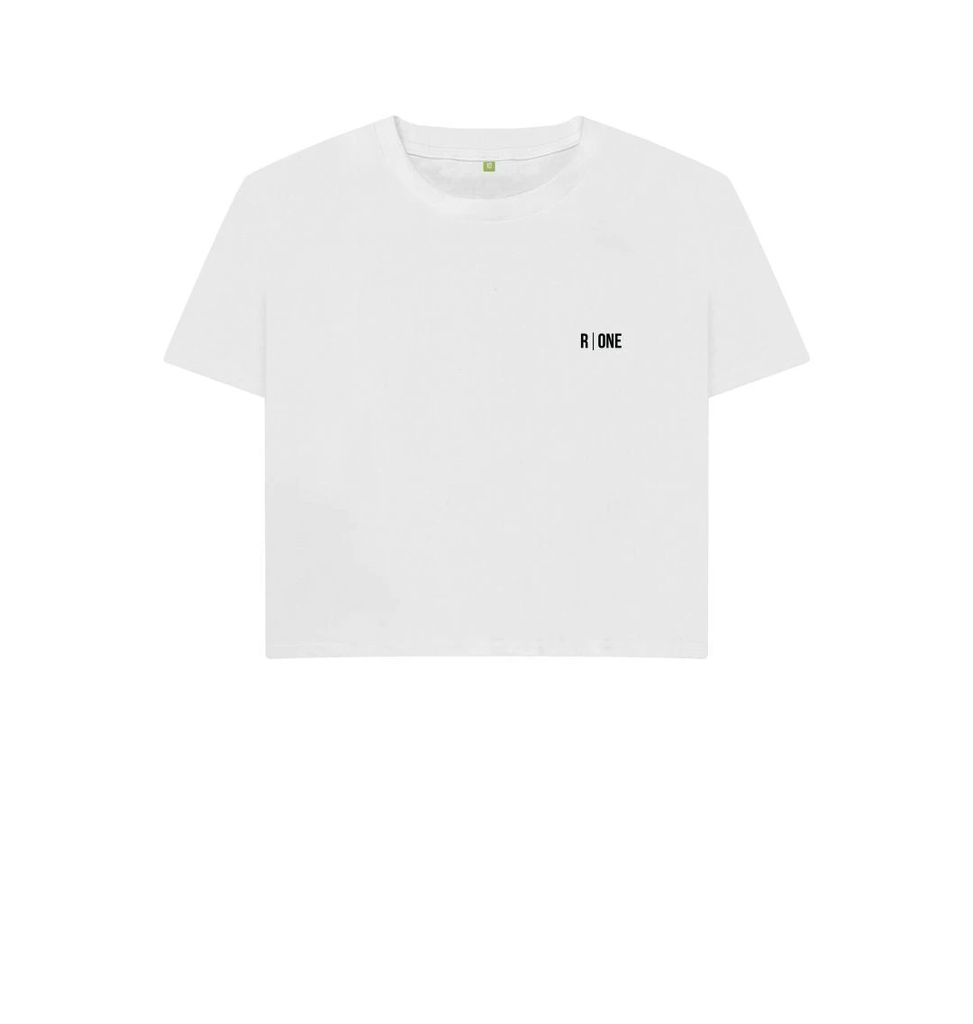 Reflexone - B-Relaxed Crop T-Shirt White