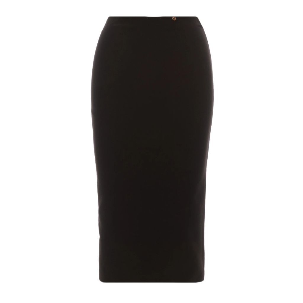 Nissa - High Waisted Pencil Black Skirt