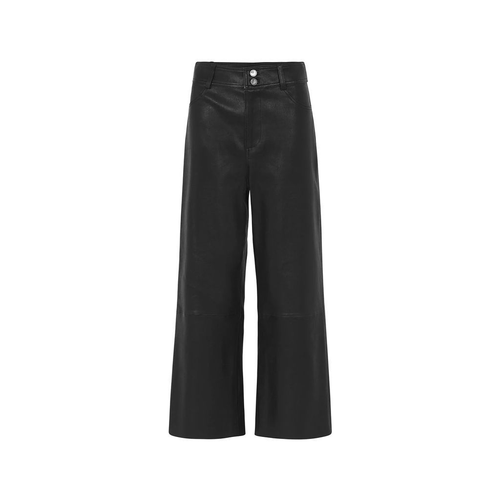 West 14th - Prospect Pant Black Stretch Leather