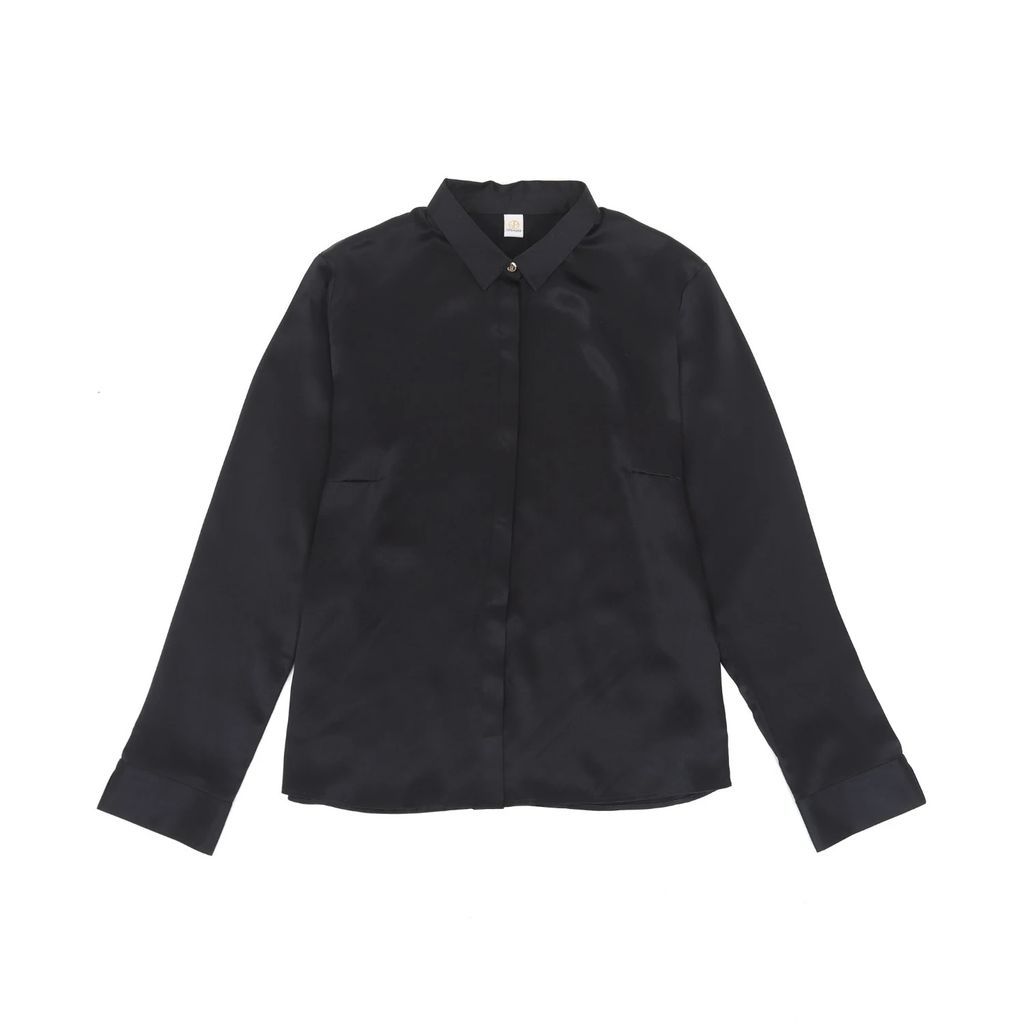 1 People - Kobe Shirt Silk Blouse In Black