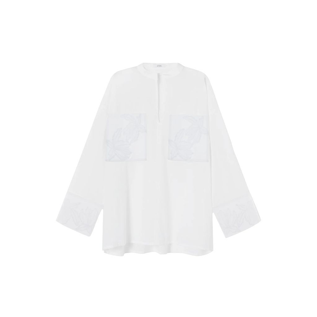 A LINE - Handcrafted Applique Oversized Shirt