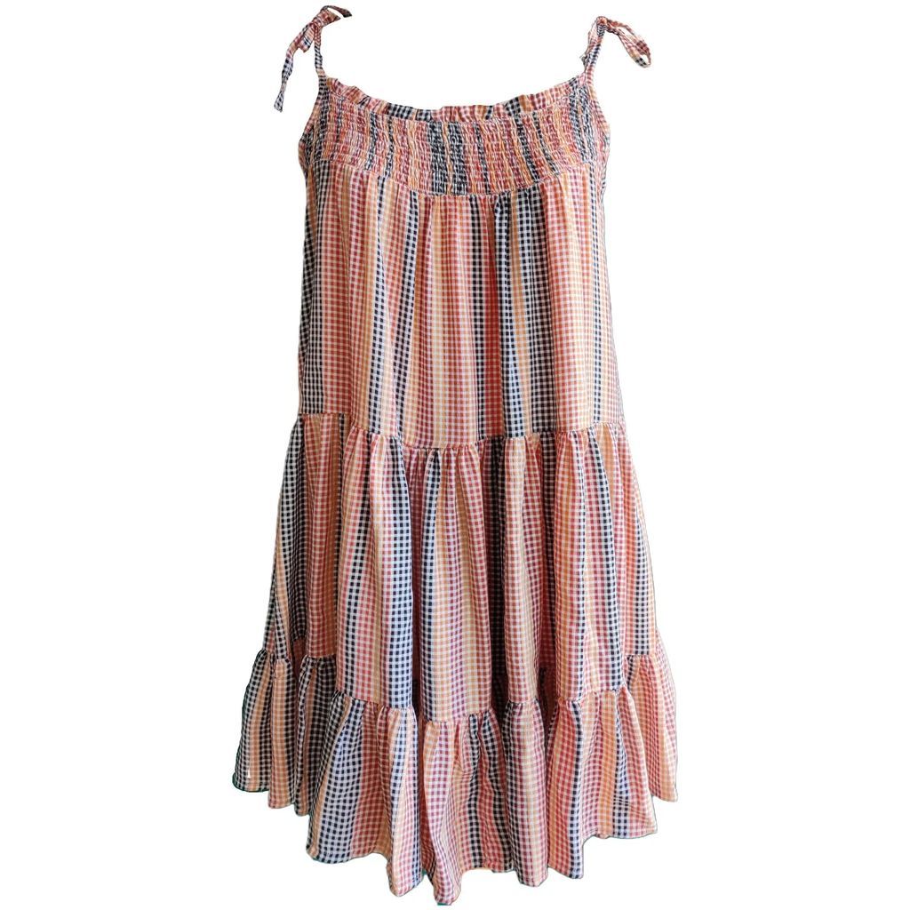 Chillax - Sundress Gingham Mini Dress