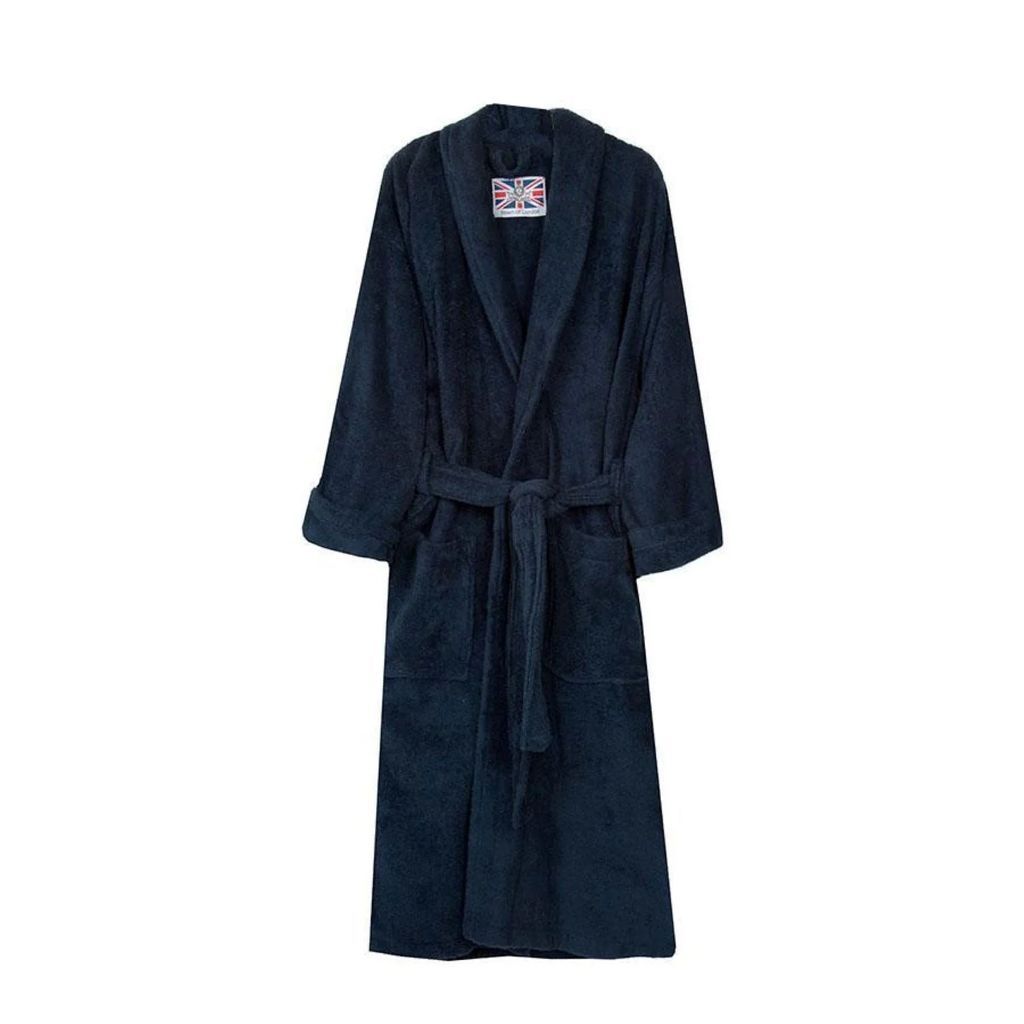 Bown Of London - Women's Dressing Gown - Baroness Navy