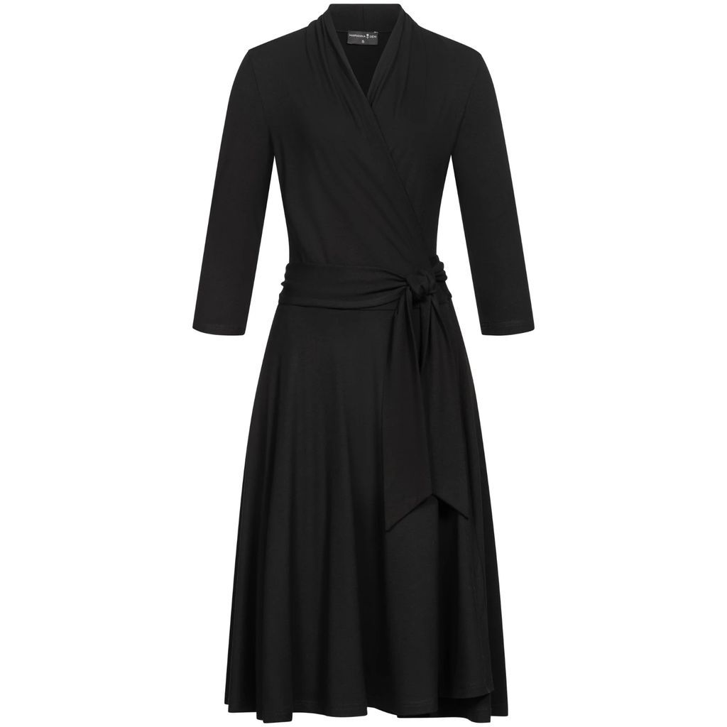 Marianna Déri - Jersey Wrap Dress Black