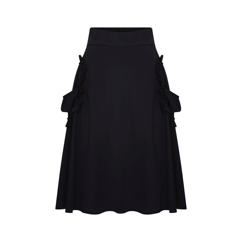 kith & kin - Black Flare Pocket Detail Skirt