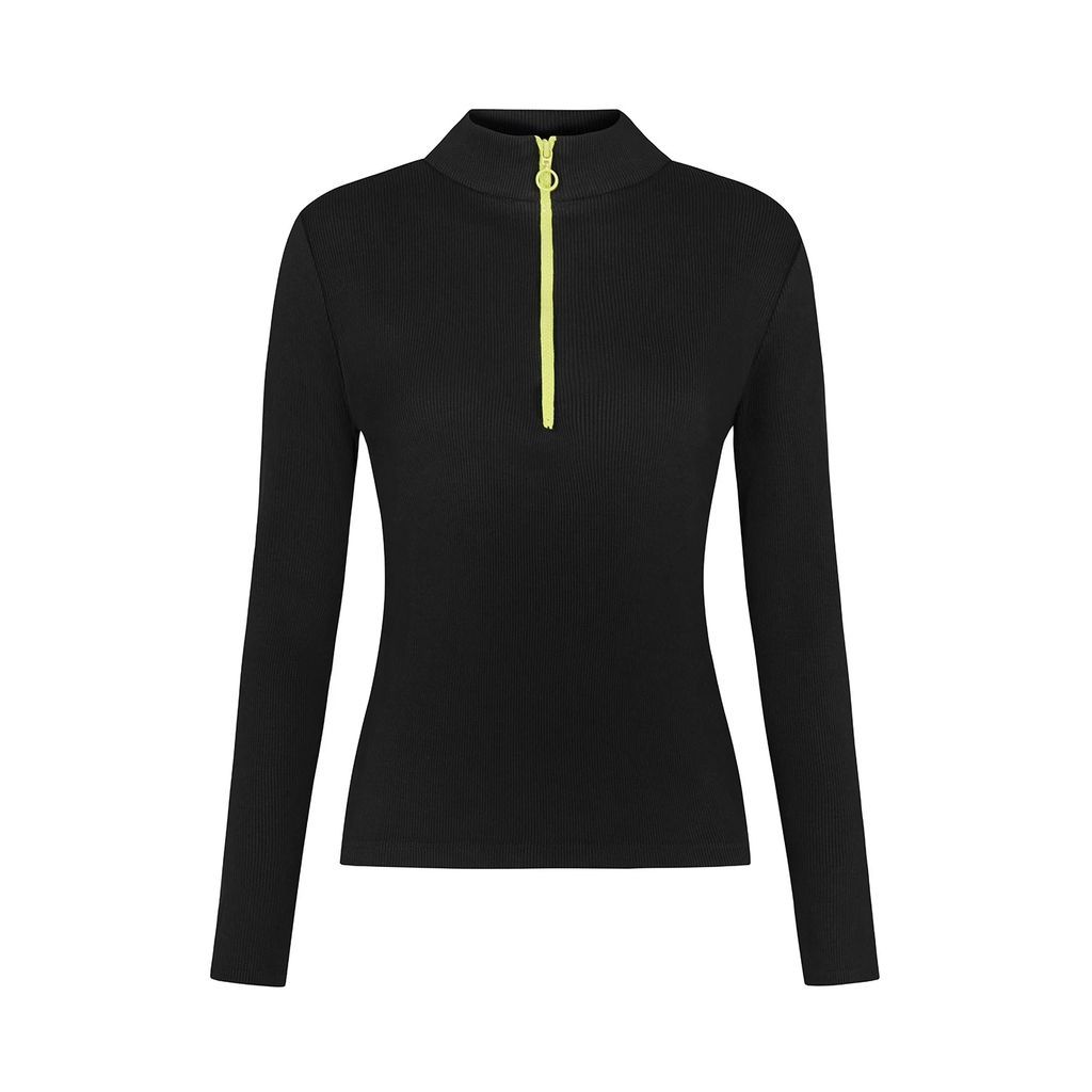 blonde gone rogue - Wicked Roll Neck Top In Black