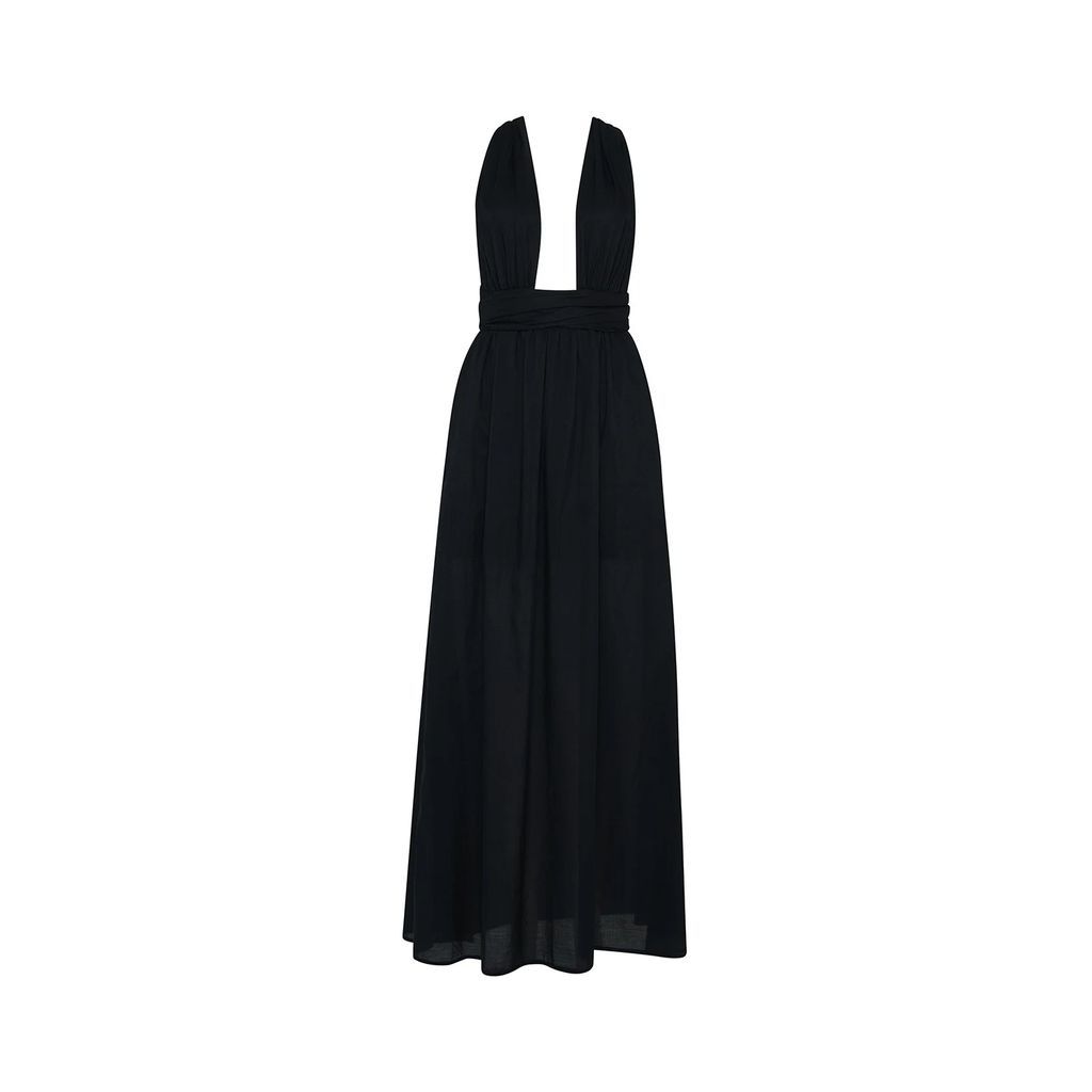 Black Book The Label - Athena Belted Maxi Dress Black