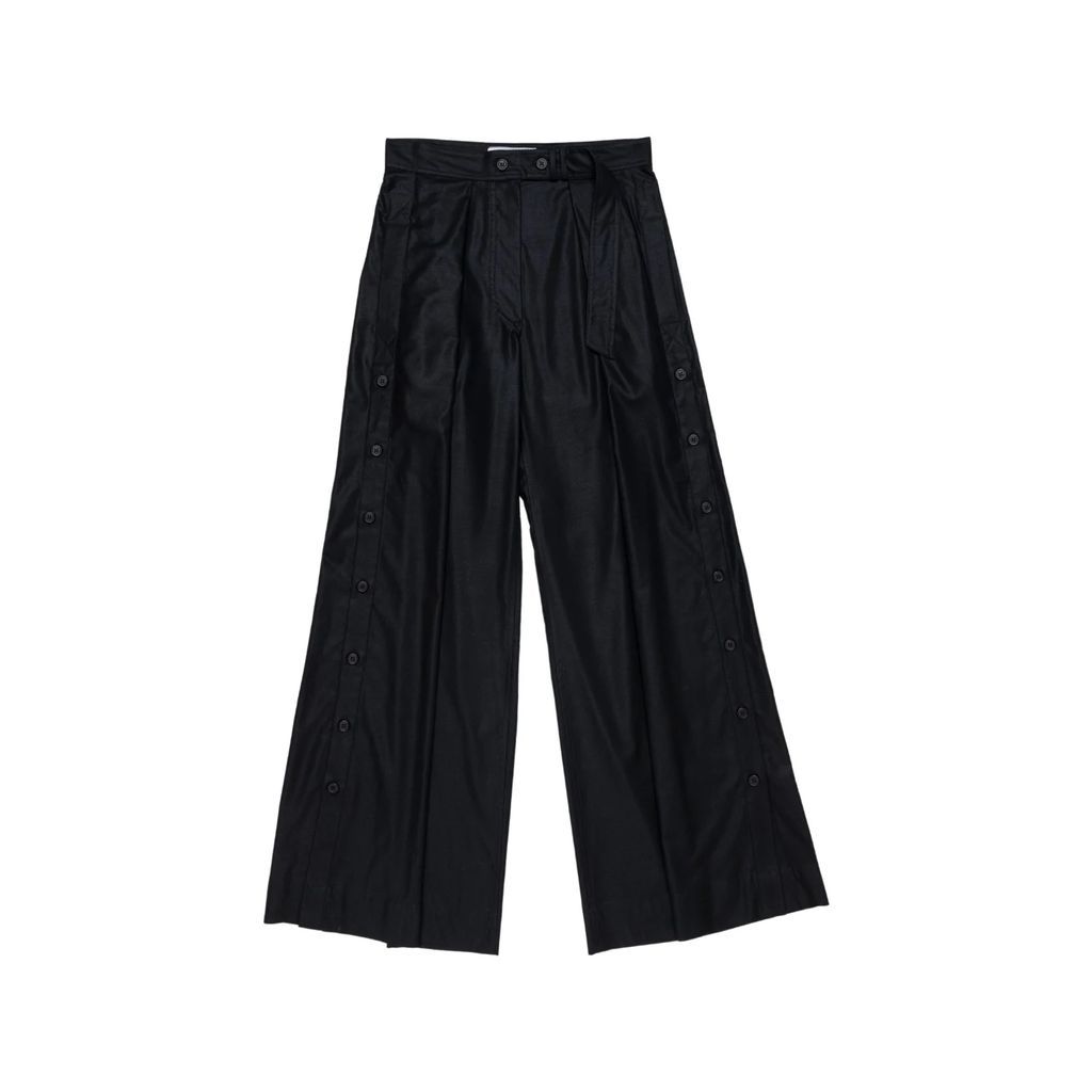 Talented - Buttoned Slits Pants - Black