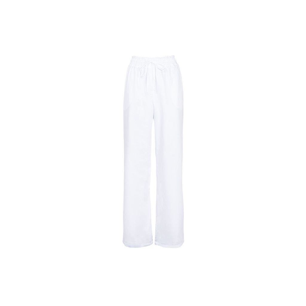 Women's Borne White Pants - White Small NOEMA