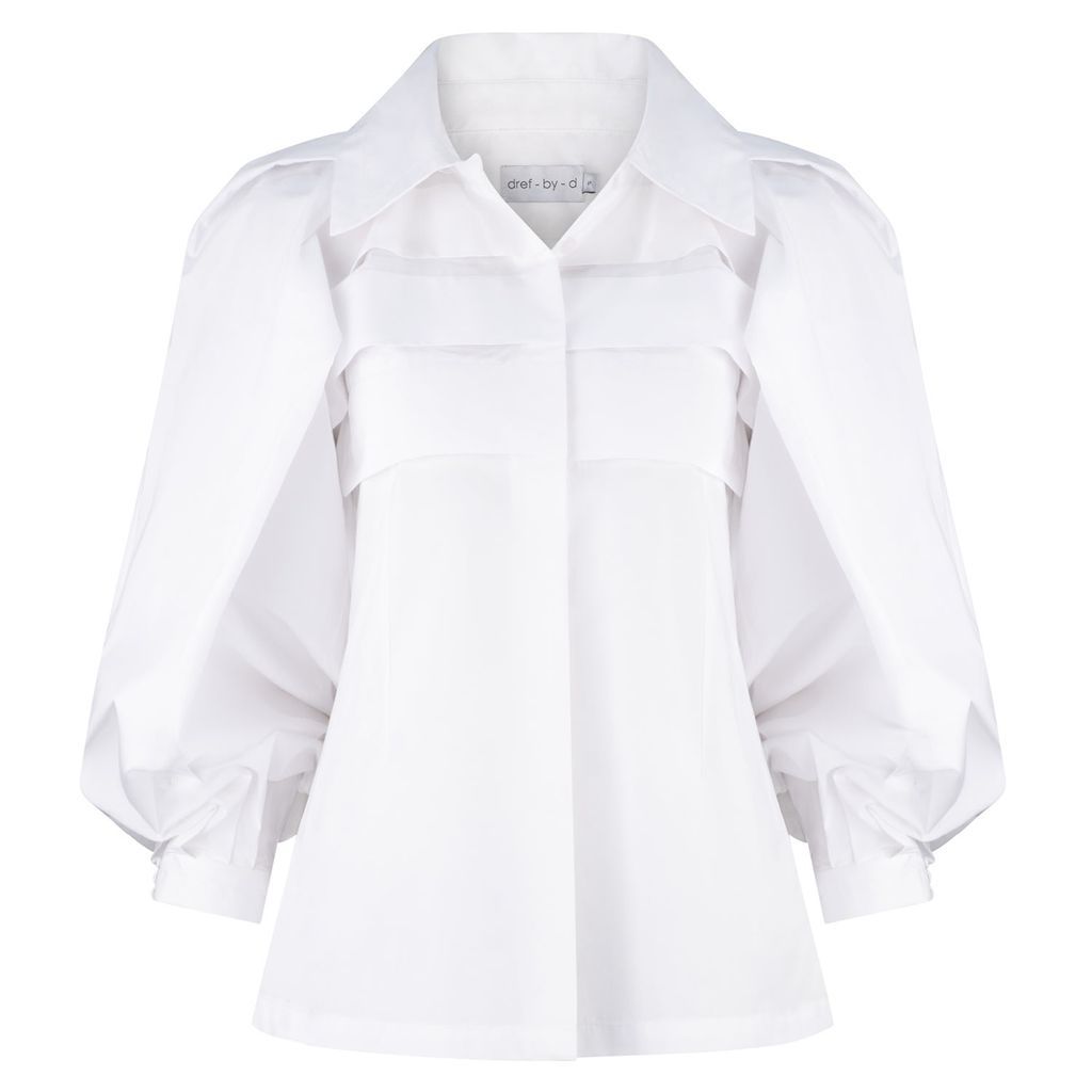 Women's Champagne Shirt - White Medium dref by d