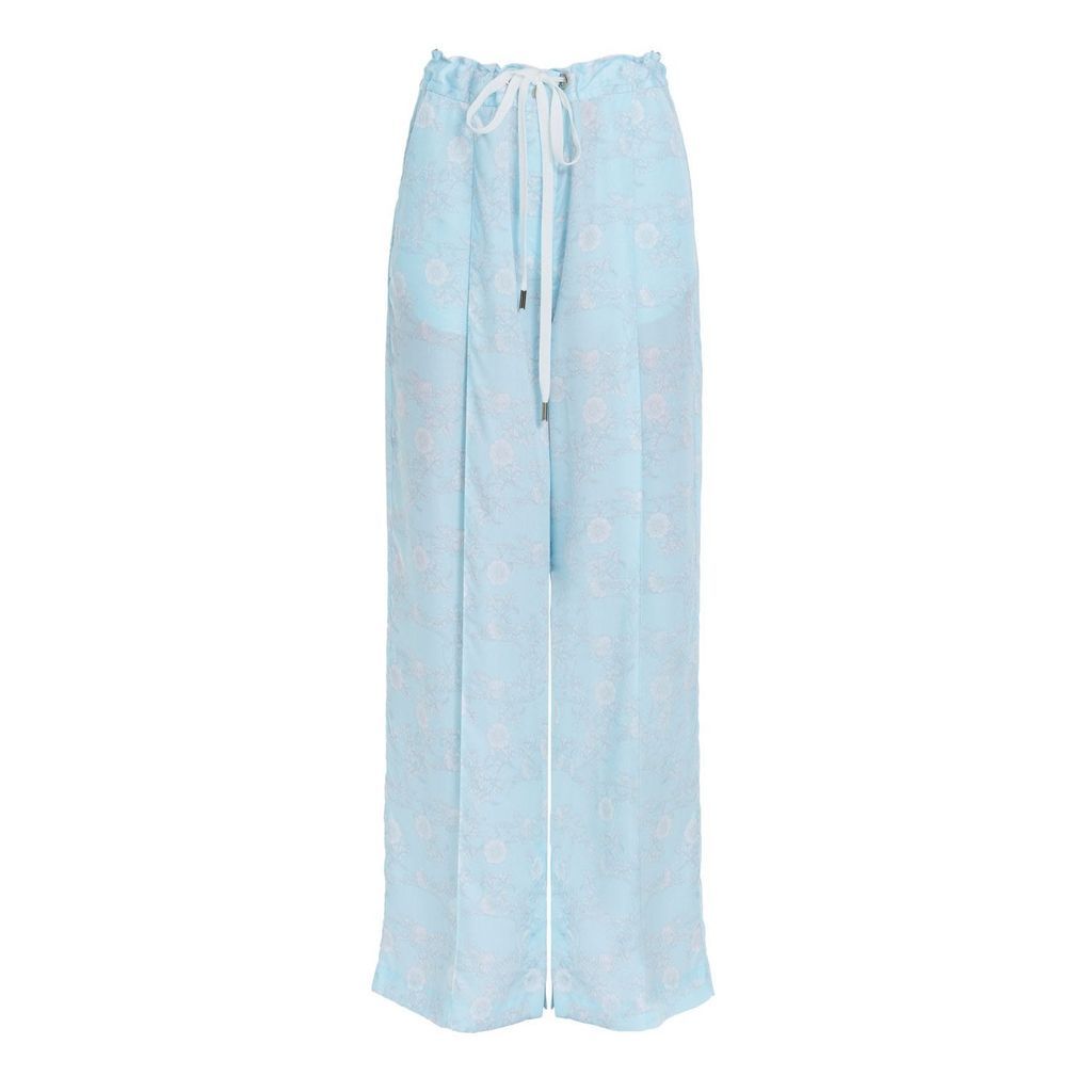 Women's Pants Cozy Tencel- Blue Small MONOSUIT